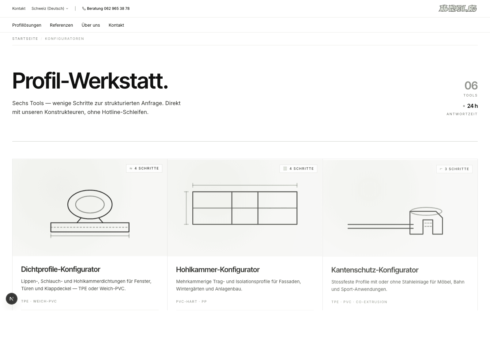 Konfigurator-Übersicht